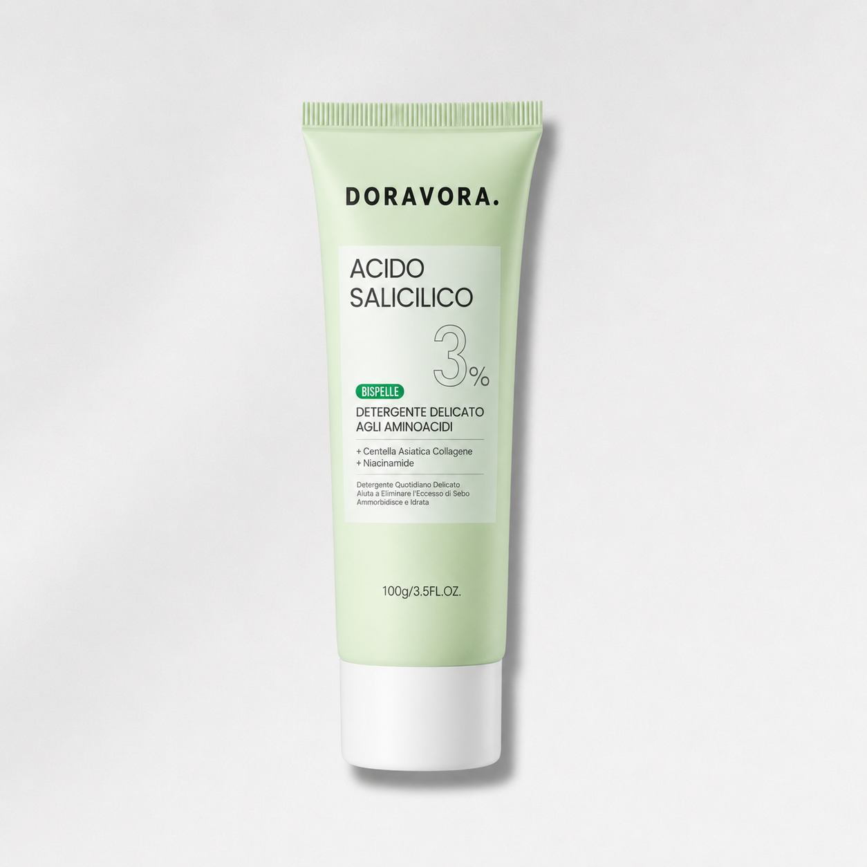 Detergente all'acido salicilico al 3% – Pelle pulita, contro punti neri e acne (100 ml)