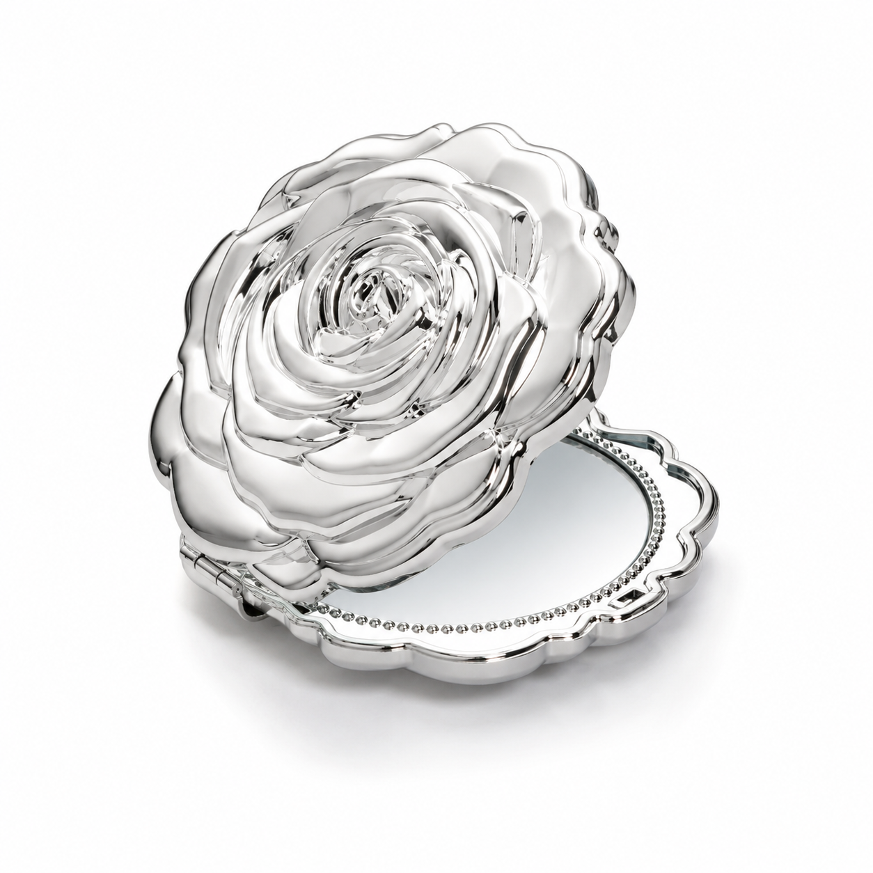 Rose Éclat™ — Miroir compact élégant