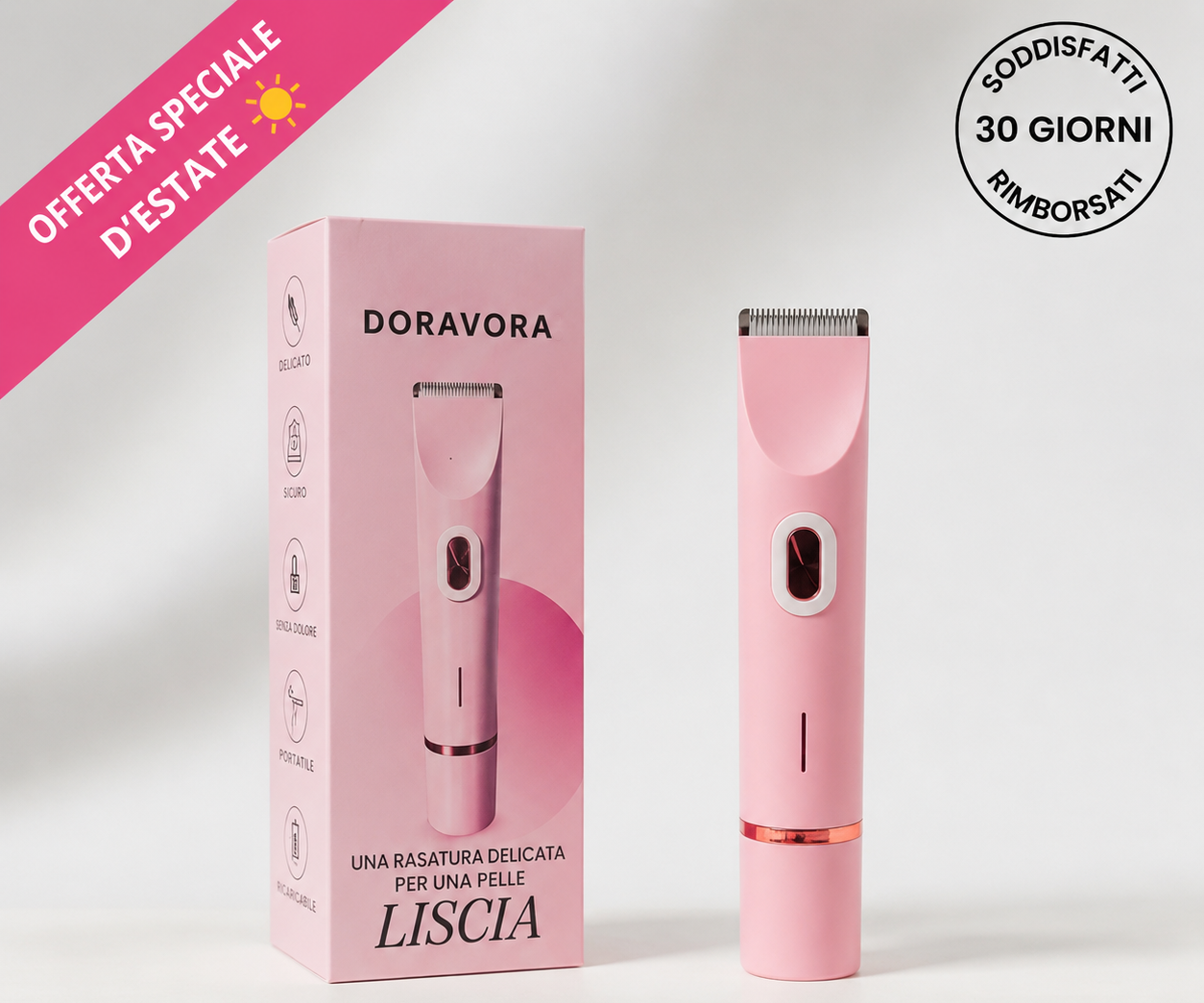 Rasoio Doravora® 2 in 1