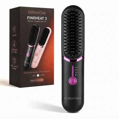 Doravora FineHeat™ 3 | Brosse coiffante sans fil