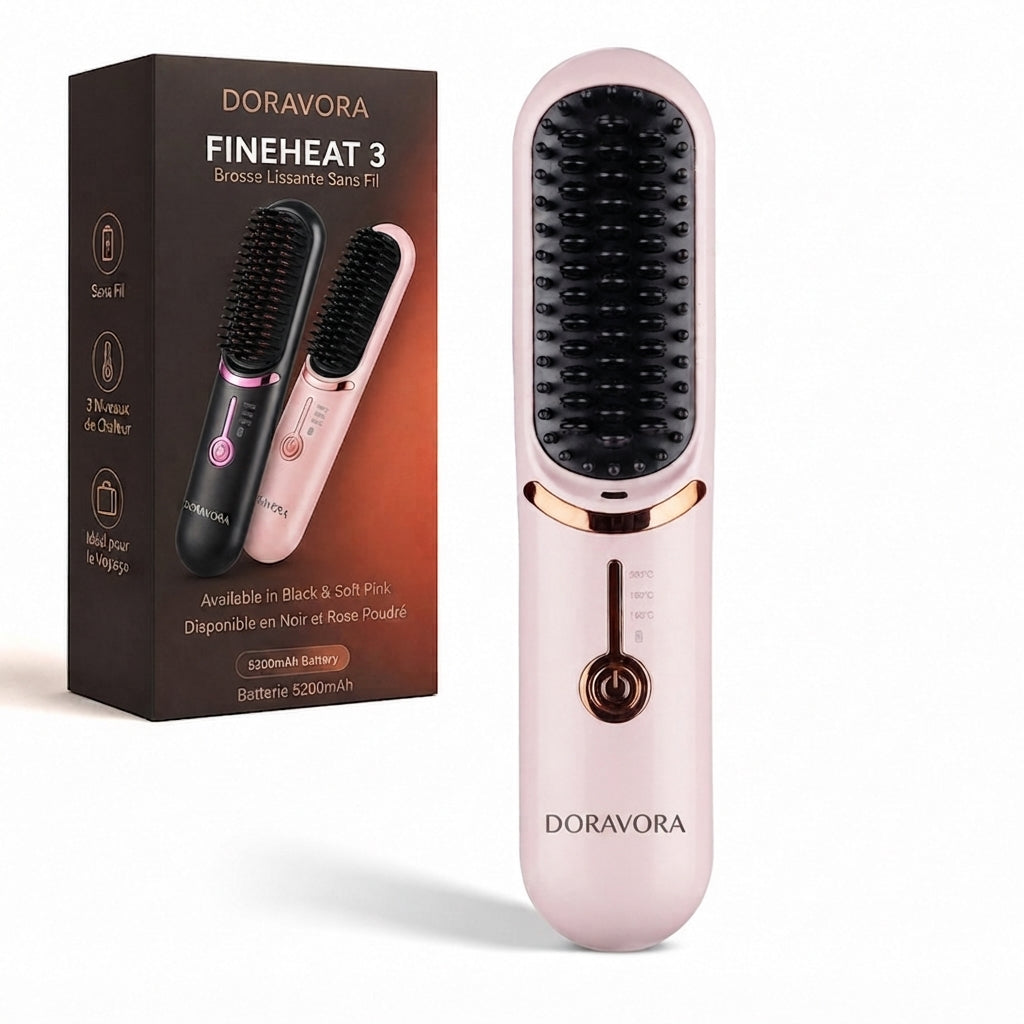 Doravora FineHeat™ 3 | Brosse coiffante sans fil