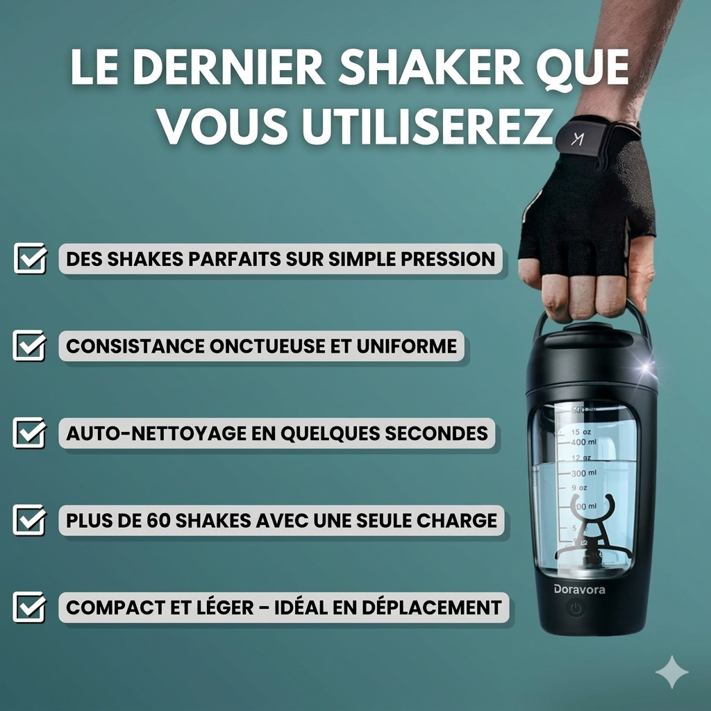 Doravora™ Shaker Électrique