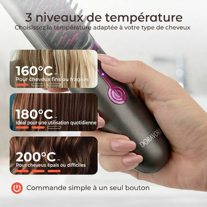 Doravora FineHeat™ 3 | Brosse coiffante sans fil